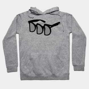 3d Glasses (Monochrome Edition) Hoodie